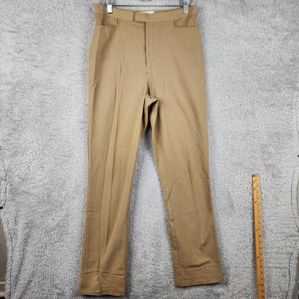 Vintage Seasons Dress Pants Womens 10 Beige Stretch Twill Straight Office Work